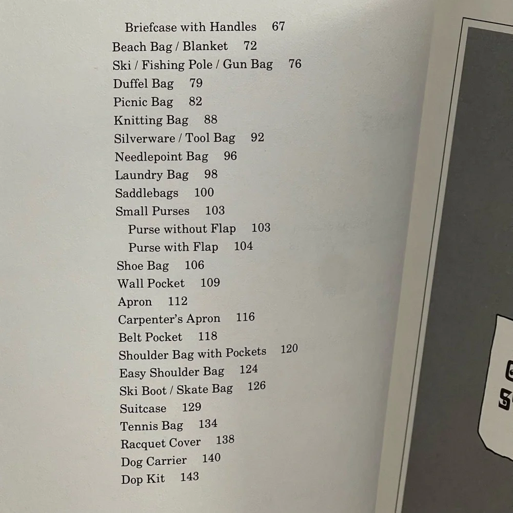 Lucy's Bag Book 1978 Patterns With Instructions Lucy Mackall Paperback 42 Bags